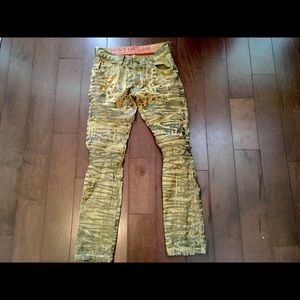 Vintage America Men jeans biker style slim